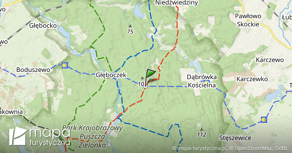 Skrzyżowanie szlaków mapa szlaków turystycznych mapa turystyczna pl