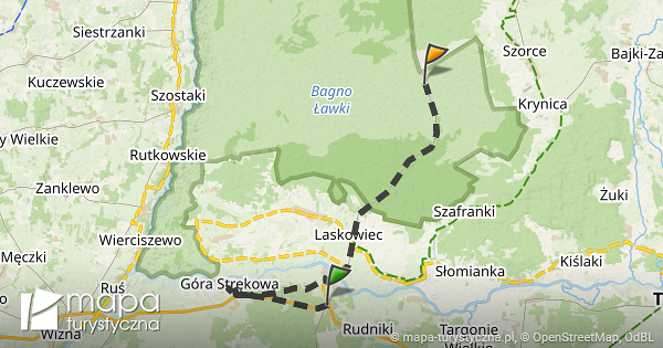 Trasa Przez Laskowiec Mapa Turystyczna Pl