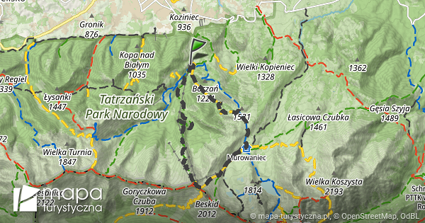 Trasa Ku Nice Ku Nice Mapa Turystyczna Pl