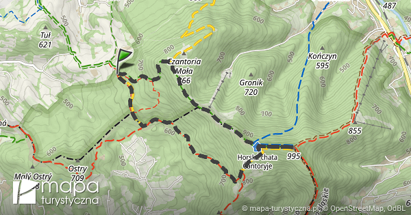 Trasa Podlesie Widokowa Podlesie Widokowa Mapa Turystyczna Pl