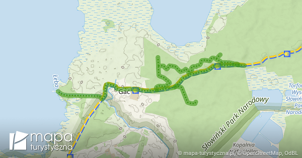 Ścieżka przyrodnicza Żarnowska mapa turystyczna pl