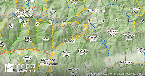 Ni Ne Tatry Mapa Szlak W Turystycznych Mapa Turystyczna Pl