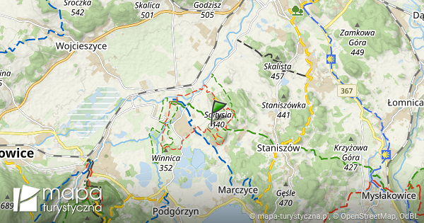 Rozdroże Morskie Oko Zachód - mapa szlaków turystycznych | mapa ...