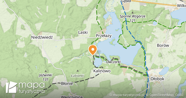 Złoty Potok - mapa szlaków turystycznych | mapa-turystyczna.pl
