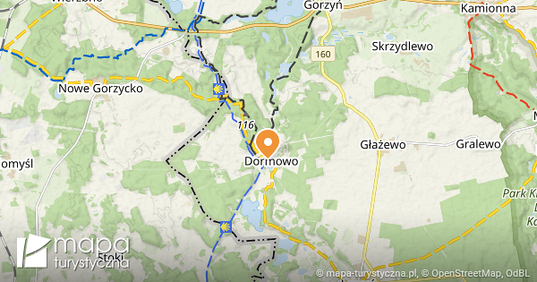 dormowo-mapa-szlak-w-turystycznych-mapa-turystyczna-pl