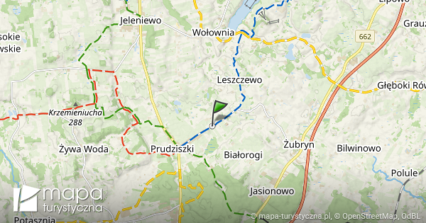 Suchodoły mapa szlaków turystycznych mapaturystyczna.pl