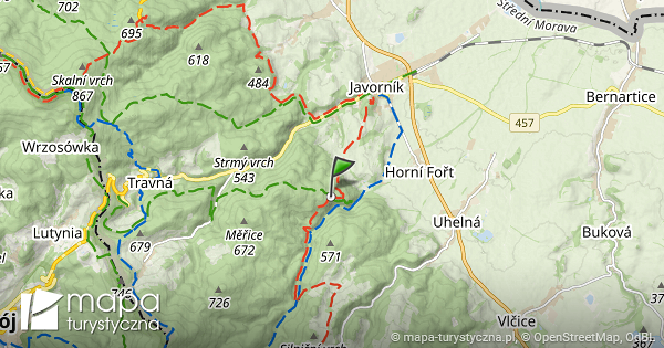 Šalková Cesta Rozc Mapa Szlaków Turystycznych Mapa Turystycznapl