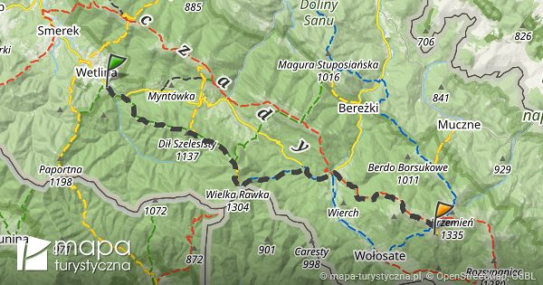 Trasa Mapa turystyczna pl