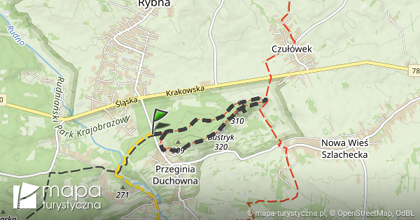 Trasa: Rezerwat Kajasówka – Rezerwat Kajasówka