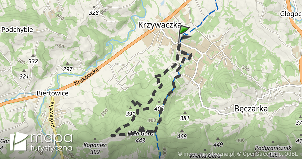Trasa: Krzywaczka – Krzywaczka