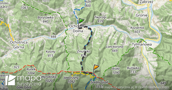 Trasa: Ochotnica Dolna – Lubań