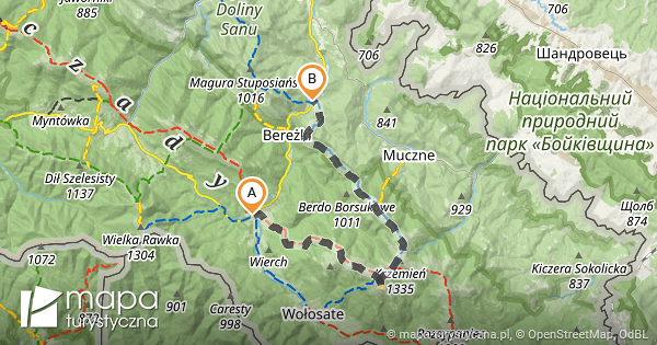 trasa-ustrzyki-g-rne-parking-pszczeliny-wide-ki-mapa-turystyczna-pl