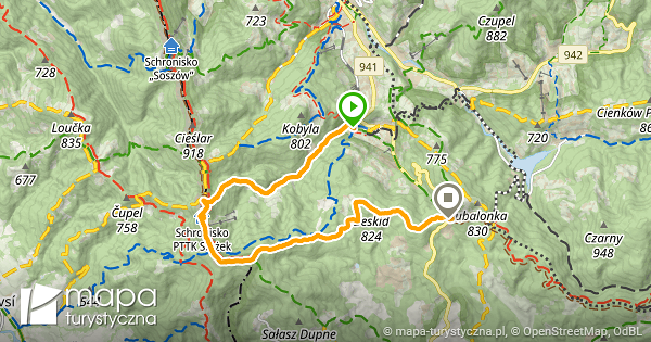 stożek kubalonka. 14.3 km