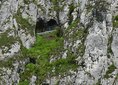 Prądnik Czajowski ↔ Brama Krakowska [Platforma widokowa wchodząca w skład jaskini ciemnej. Powyżej punkt widokowy nad jaskinią.]