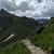 Widok z Beskidu na Świnicę, Kościelec i zielony szlak do Doliny Gąsienicowej - 19.06.2016