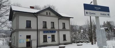 Hucisko, dworzec kolejowy [Stacja kolejowa Hucisko]
