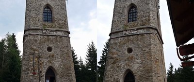 Přední Žalý [Kamienna wieża widokowa.]