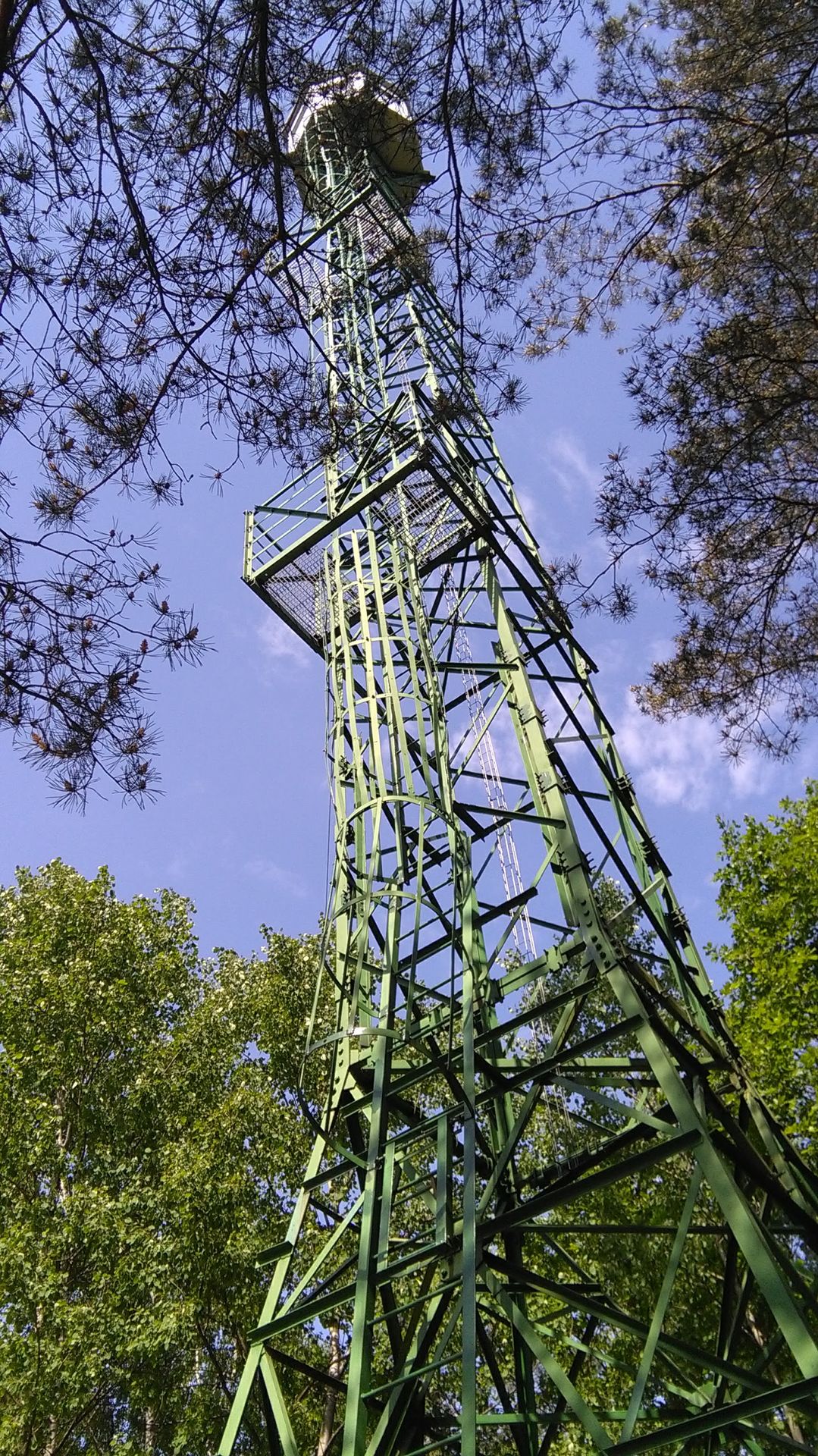 wieża przeciwpożarowa na Górze Ojca