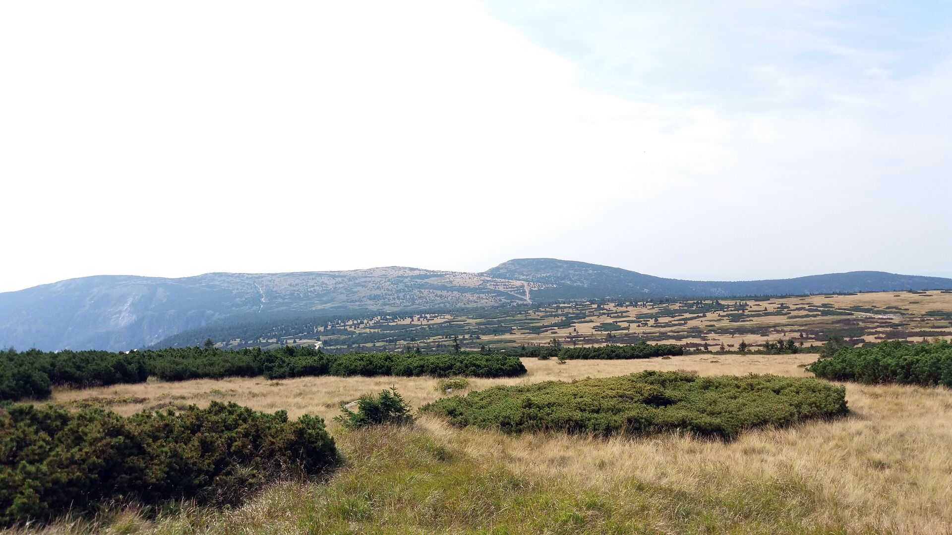 Grzbiet Krkonoš (Karkonosz), Kotel i Lysá hora.