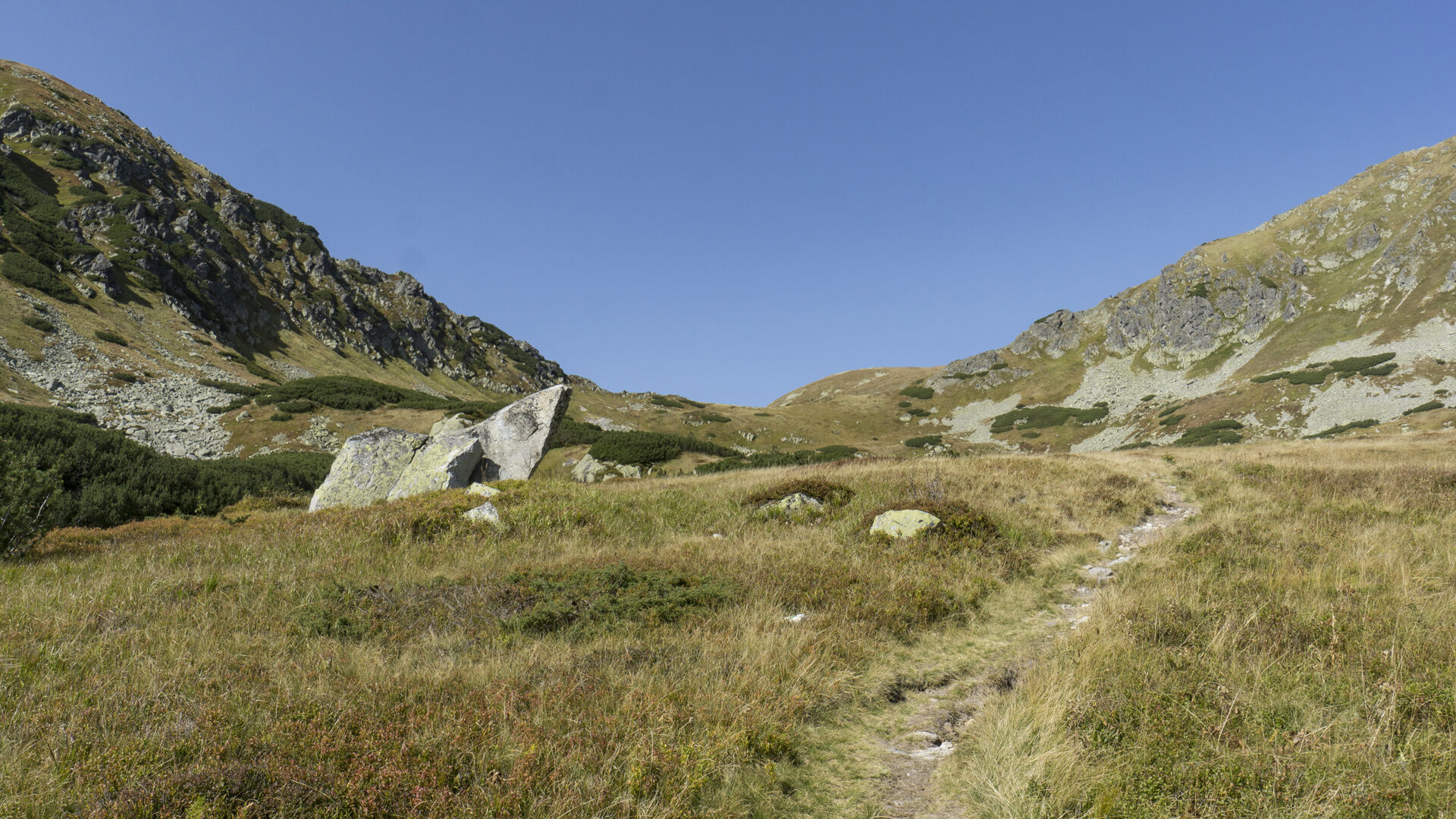Podejście Dolinką Kobylą na przełęcz Zawory
