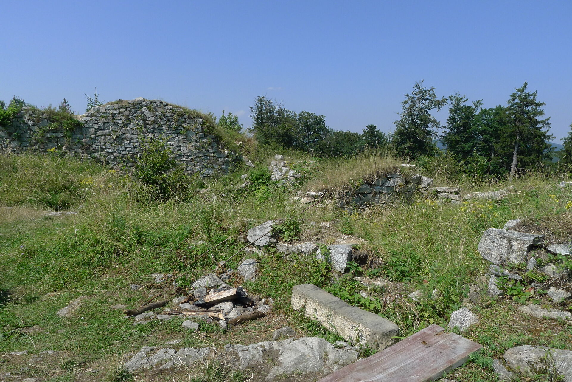 ruiny zamku Karpień
